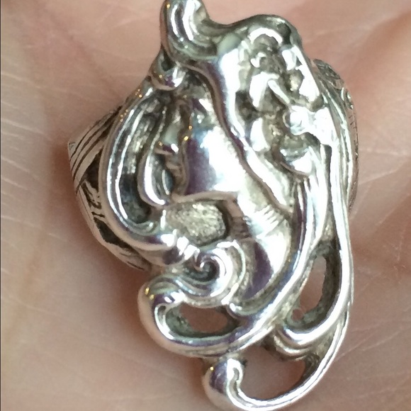 Sterling Goddess Ring