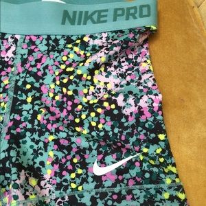 Nike Pro speckled shorts