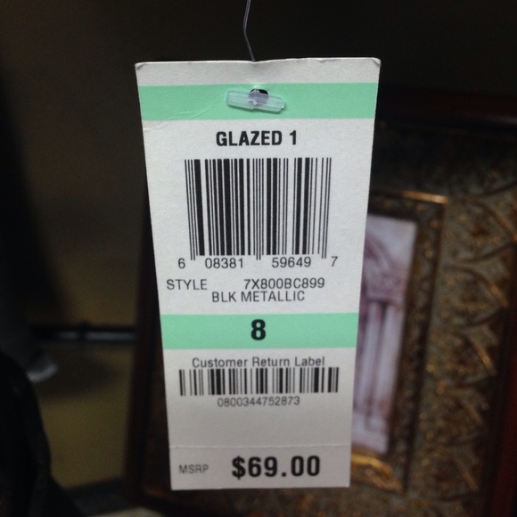 NWT! Shimmery bronze wrap front top! - Picture 3 of 3