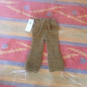 Newborn knit pants