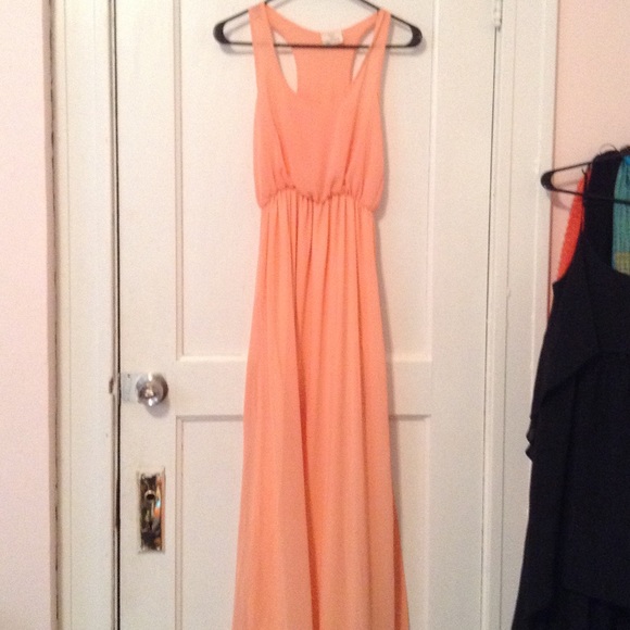 Urban outfitters chiffon maxi dress