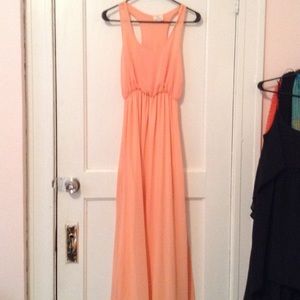 Urban outfitters chiffon maxi dress