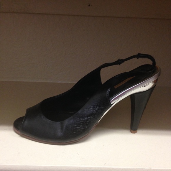 Strappy dressy sling backs
