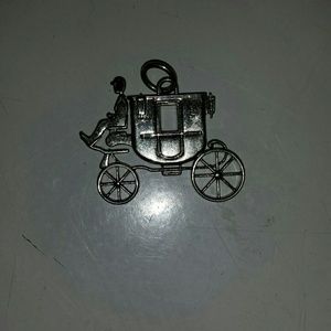 Coach medallion silver 925