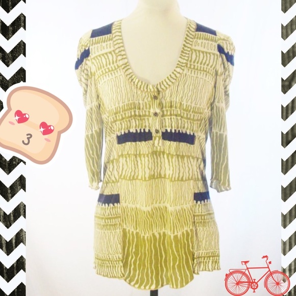 Tribal Anthropologie Shirt