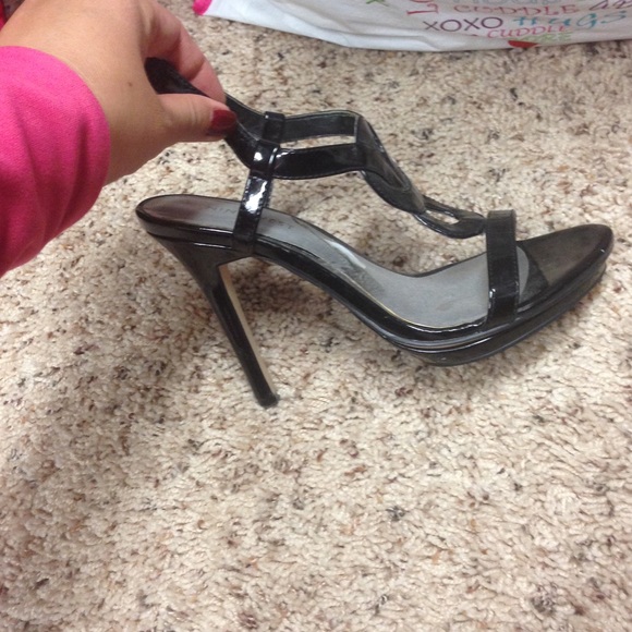 Black strappy sandals