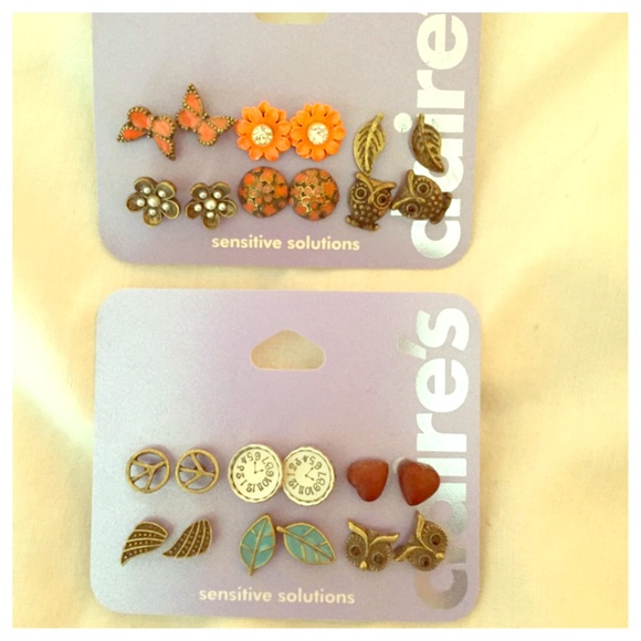Claire's earring sets