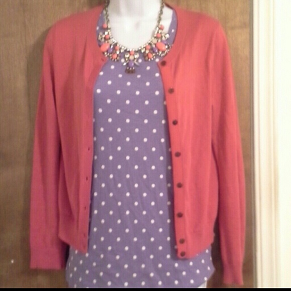 5 for $25 Lavender polka dot shell tank
