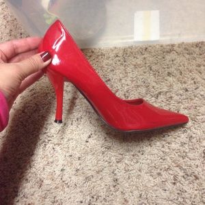 Red stilletos