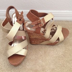 Charlotte Russe wedge heels size 7