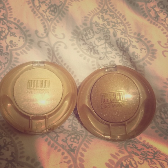 Two Milani Cosmetics Shimmery Eyeshadows
