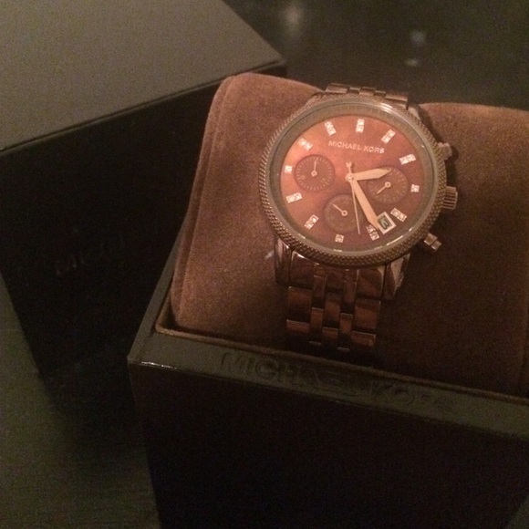 SALE 🔥Michael Kors Watch- Chocolate Brown