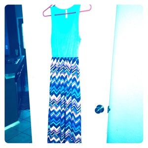 Maxi dress chevron