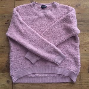 Pink Fuzzy Topshop Sweater