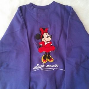 Women's purple Minnie sweater