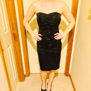 Black cocktail dress