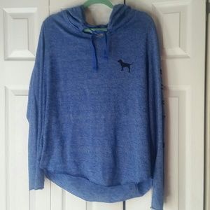 Royal blue victoria secret pink pull over