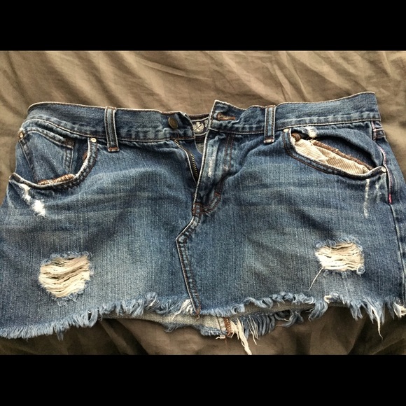 PINK by Victoria's Secret denim mini skirt