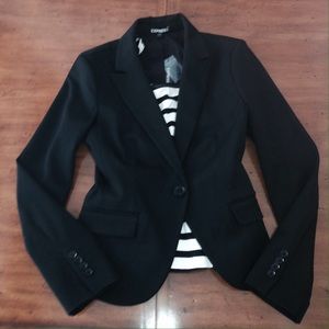 🎉HP🎉NWT Express black, one-button blazer