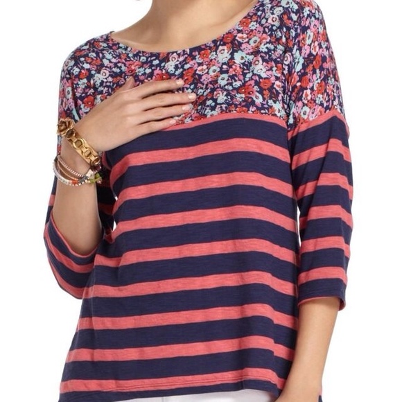 Anthropologie Postmark high low shirt