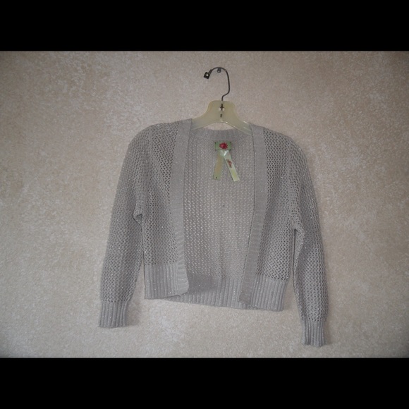 NEW Silver Cardigan