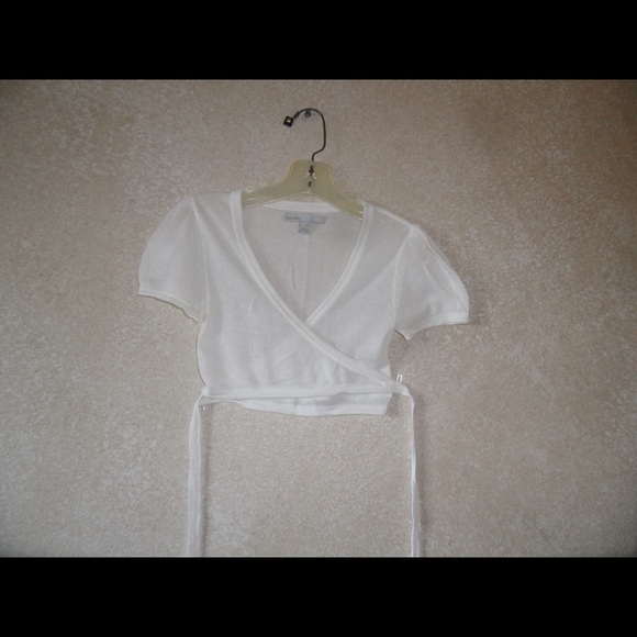 White Crop top