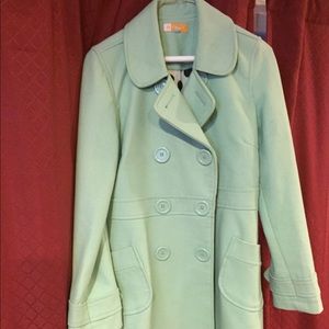 Pastel green coat
