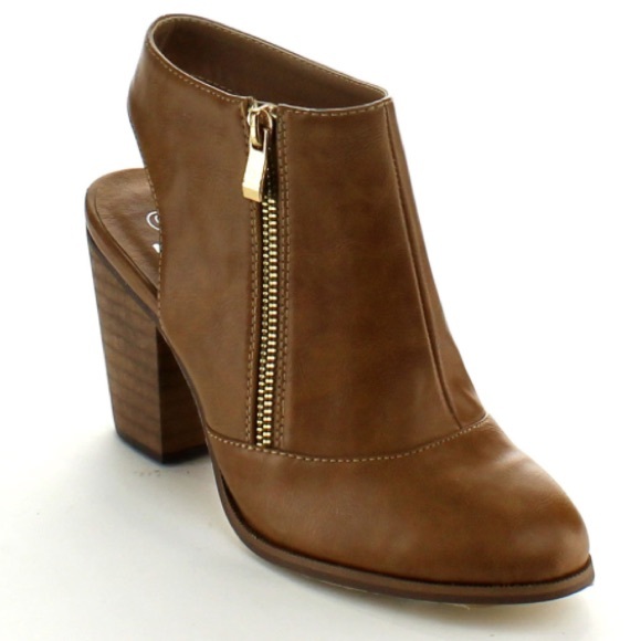 Betani Kimberly Slingback Bootie - Camel
