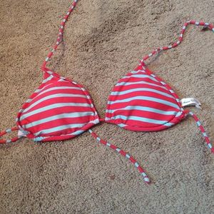 Blue and pink triangle swim