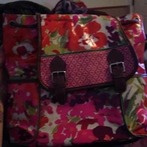 Backpack, lg make up bag, am make up carry on
