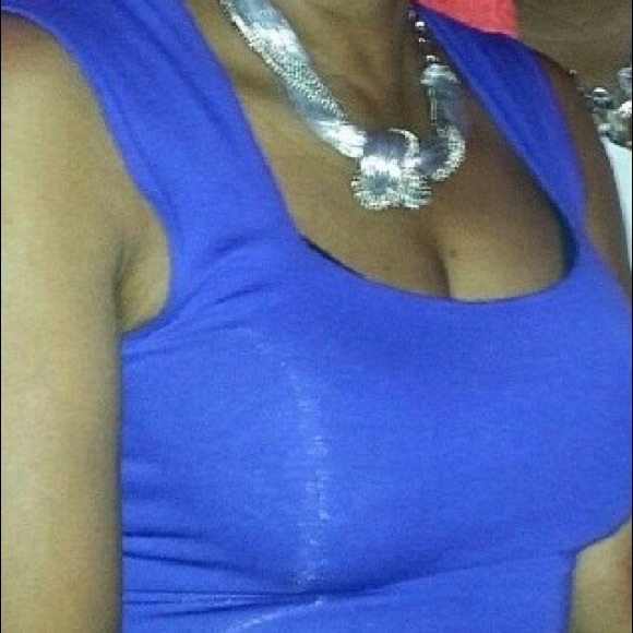 Blue bodycon ruched dress - Picture 2 of 3