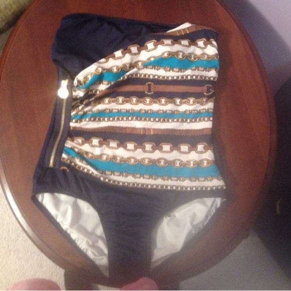 Chain pattern Michael kors swimsuit size 10