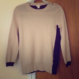 Color block J. Crew sweater