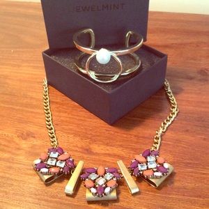 JewelMint Statement Necklace and Jewelmint Cuff