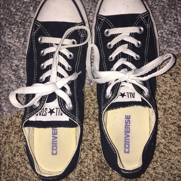 Black & White women's converse