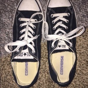 Black & White women's converse