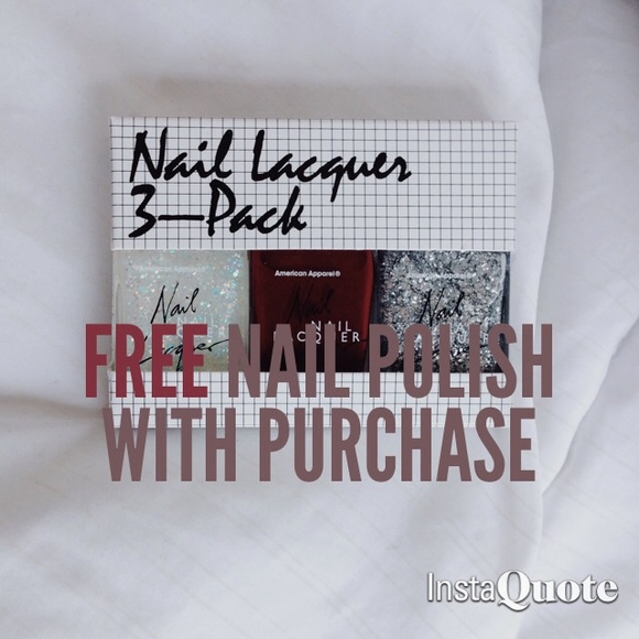 LAST CHANCE!! FREE NAIL POLISH W/ PURCHASE