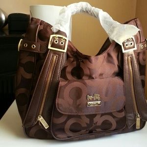 Coach brown purse