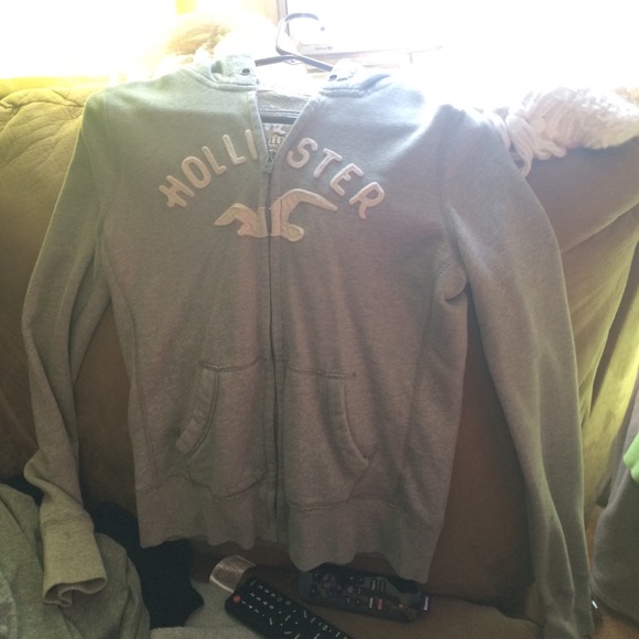 Grey Hollister Hoodie