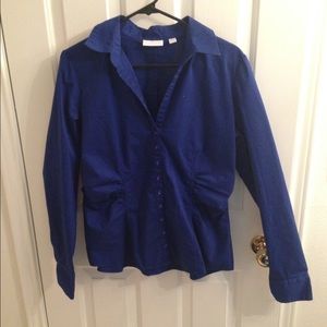 Dark blue long sleeve shirt