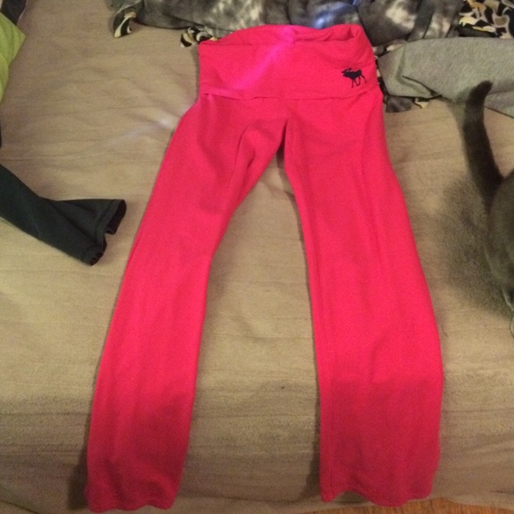 Pink Abercrombie Yoga Pants