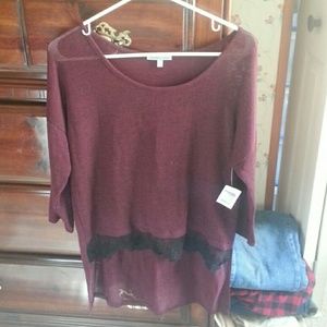 Brand new with tags Charlotte Russe shirt!