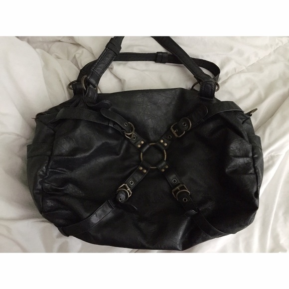 Deena & Ozzy giant Black Purse