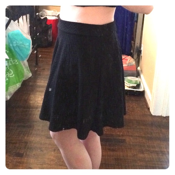 Black Skater Skirt