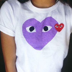 Comme Des Garçons PLAY t-shirt 😍💕