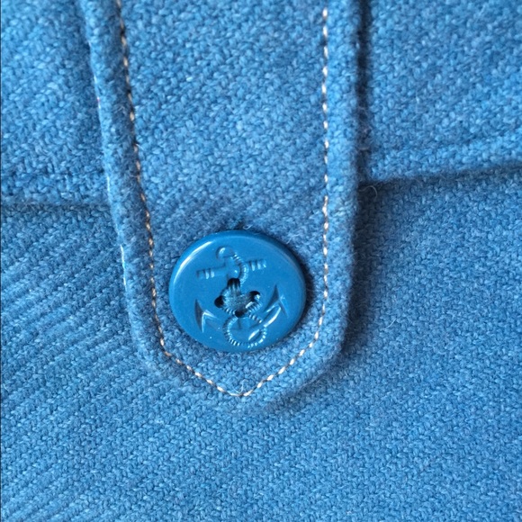 Rare! Abercrombie & Fitch Pea Coat purse bag tote - Picture 2 of 4