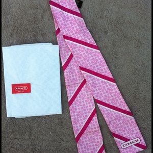 Authentic Coach Signature C Silk Pony Scarf