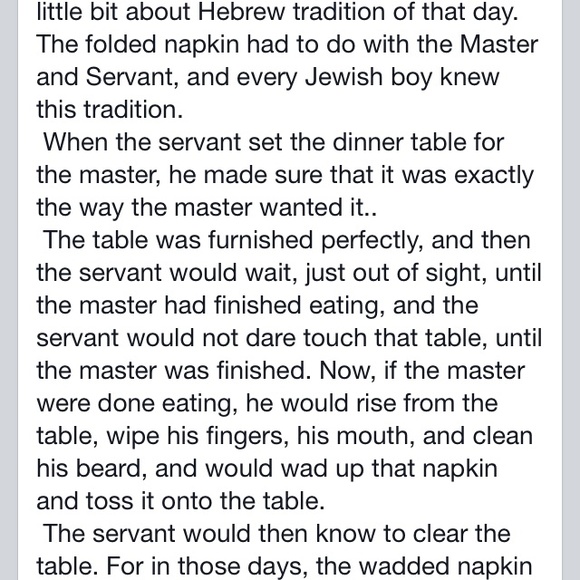 Folded napkin - Picture 3 of 4