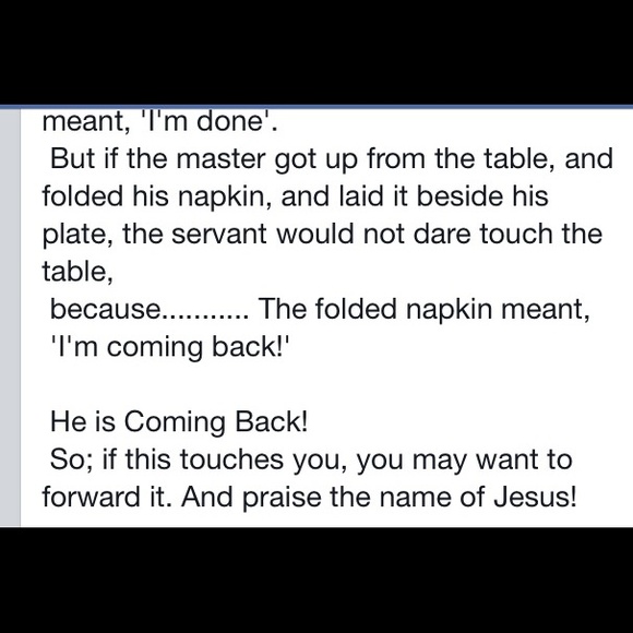 Folded napkin - Picture 4 of 4