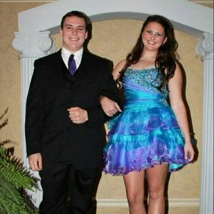 Prom dress {blue and purple}